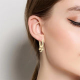 925 Silver Sun Star Moon Triple Earrings for Women
