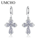 925 Sterling Silver Drop Earrings for Women Party Gift
