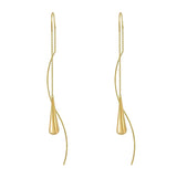 Long Drop Earrings Zirconia Delicate Jewelry Gift