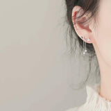 Butterfly Drop Earrings 925 Silver Sweet Irregular Earrings Gift