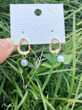 Baroque Pearl Dangle Earrings S925 Needle ECO Brass 14kAnti/Gold Filled HYACINTH