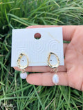 Baroque Pearl Dangle Earrings S925 Needle ECO Brass 14kAnti/Gold Filled HYACINTH