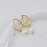 Baroque Pearl Dangle Earrings S925 Needle ECO Brass 14kAnti/Gold Filled HYACINTH