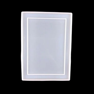 4PCS Square Oval Shapes Photo Frame Epoxy Mold DIY Craft Resin Decorative Mold
