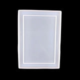 4PCS Square Oval Shapes Photo Frame Epoxy Mold DIY Craft Resin Decorative Mold