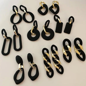 ZAY S925 Needle Jewelry Drop Earrings for Women Party