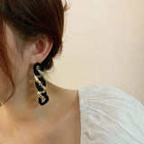 ZAY S925 Needle Jewelry Drop Earrings for Women Party