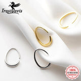 TrustDavis 925 Sterling Silver Sweet Drop Earrings