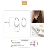 TrustDavis 925 Sterling Silver Sweet Drop Earrings
