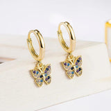 14K Natural Diamond Earring for Women Aros Oreja Pure 14K Diamond