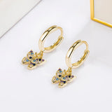 14K Natural Diamond Earring for Women Aros Oreja Pure 14K Diamond