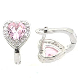 Charming Pink Kunzite Wedding Earrings