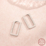 Japan Korea 925 Silver Cubic Earrings Wedding Jewelry
