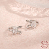 925 Sterling Silver Rabbit Earrings - High-Quality Jewelry