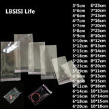 200pcs Small Clear Self Adhesive Bags for Candy Cookie Jewelry