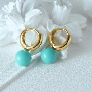 925 Silver Turquoise Pendant Earrings Wedding Jewelry Gift