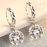 1CT Moissanite Long Drop Earrings 925 Sterling Silver
