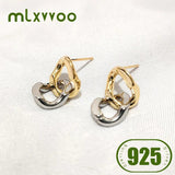 Pig Nose Hoop Earrings 925 Sterling Silver