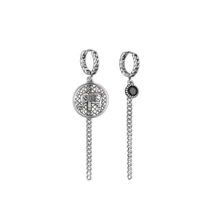 925 Silver Geometric Elephant Earrings Retro Sexy Hot Love Gift
