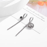 925 Silver Geometric Elephant Earrings Retro Sexy Hot Love Gift