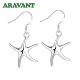 925 Silver Starfish Drop Earring For Women Girls