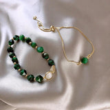 Light Green Tiger's Eye Bracelet for Women