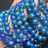 Natural Apatite Bead Bracelet 6mm 8mm 10mm Round Bead 18cm