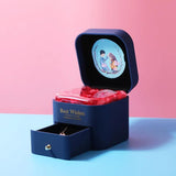 Soap Rose Flower Jewelry Gift Box Wedding Couple Packaging