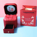 Soap Rose Flower Jewelry Gift Box Wedding Couple Packaging
