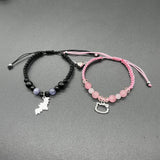 Cats Spider Friendship Bracelets for Bff Halloween Christmas Matching Rope Chain