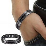 Healing FIR Magnetic Titanium Bio Energy Bracelet For Men Women