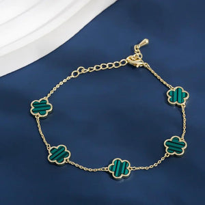 Five Petal Flower Bracelet Women's Niche Feeling Petal Bracelet Jewelry