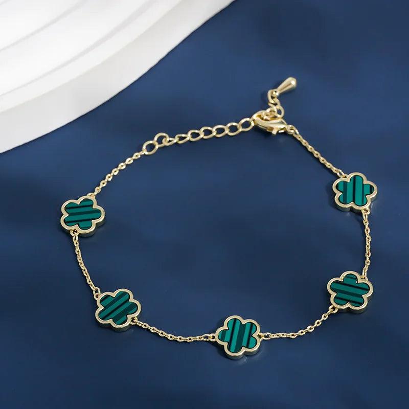 Five Petal Flower Bracelet Women's Niche Feeling Petal Bracelet Jewelry