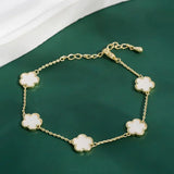 Five Petal Flower Bracelet Women's Niche Feeling Petal Bracelet Jewelry