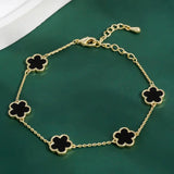 Five Petal Flower Bracelet Women's Niche Feeling Petal Bracelet Jewelry