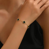 Five Petal Flower Bracelet Women's Niche Feeling Petal Bracelet Jewelry