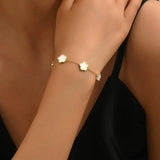 Five Petal Flower Bracelet Women's Niche Feeling Petal Bracelet Jewelry