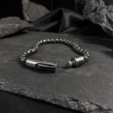 Vintage Heavy Antique Silver Bracelet - High Jewelry Gift