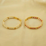 Waterproof Stainless Steel Beaded Bracelet 18k Plated