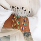 3mm Natural Stone Beaded Bracelet for Women Boho Beach Style Jewelry