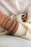 3mm Natural Stone Beaded Bracelet for Women Boho Beach Style Jewelry