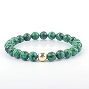 Malachite Bead Bracelet Women Magnetic Health Healing Jewelry