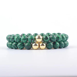 Malachite Bead Bracelet Women Magnetic Health Healing Jewelry