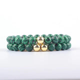 Malachite Bead Bracelet Women Magnetic Health Healing Jewelry