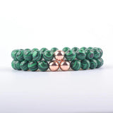 Malachite Bead Bracelet Women Magnetic Health Healing Jewelry