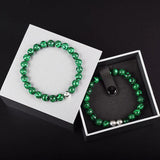Malachite Bead Bracelet Women Magnetic Health Healing Jewelry