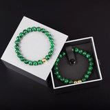 Malachite Bead Bracelet Women Magnetic Health Healing Jewelry
