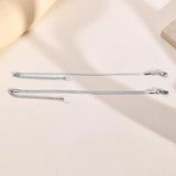 Herringbone Snake Chain Bracelet 18k Plated Link Adjustable Stainless Steel