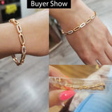 Pera Noble CZ Zircon Rose Tennis Bracelet for Women