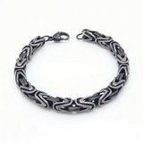 6mm Hip Hop Titanium Steel Men's Bracelet Stainless Steel Chain